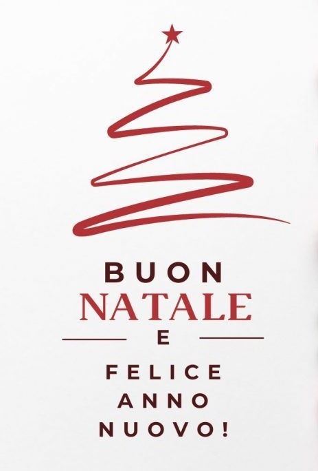 Buon Natale e un sereno Anno Nuovo a tutti!