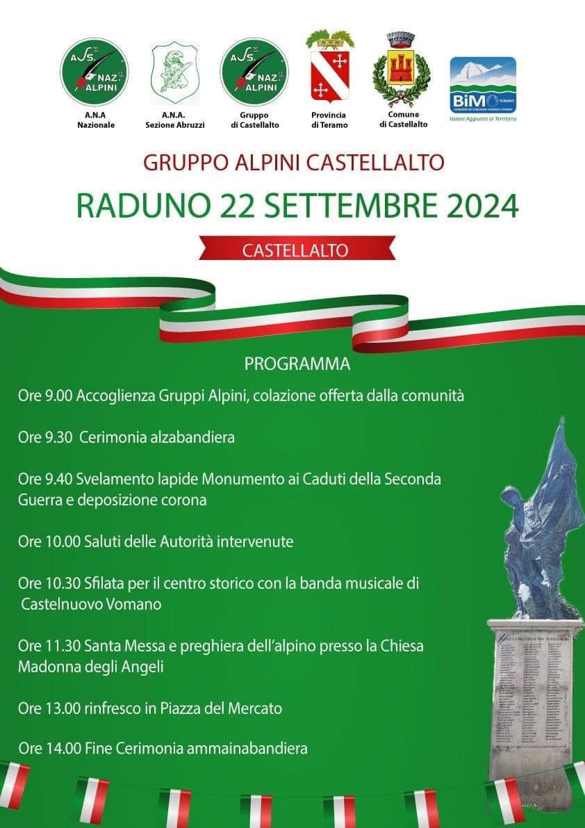 Castellalto 25°Anniversario - Il Monumento ai Caduti - Cerimonia Domenica 22 Settembre 2024